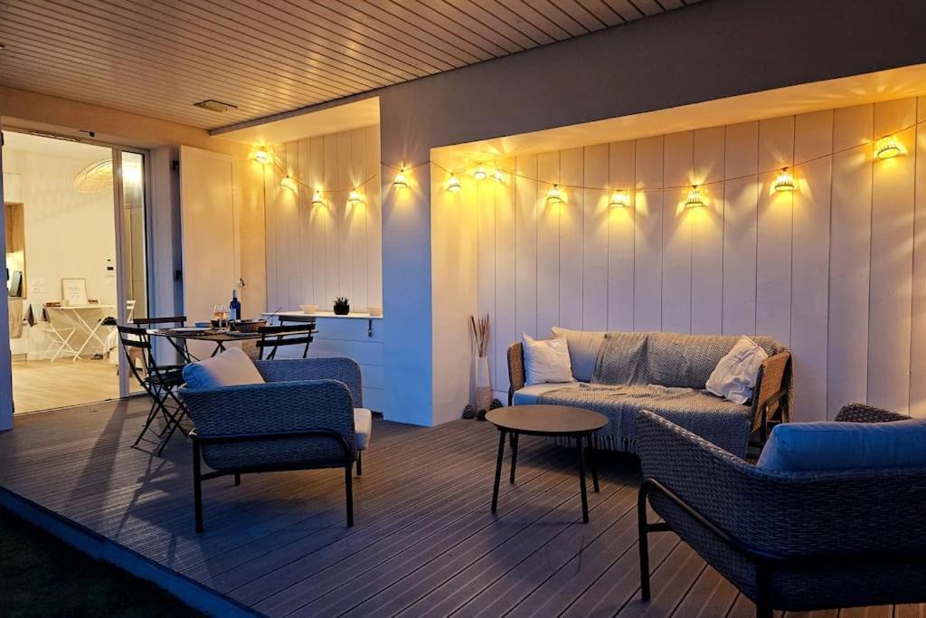 Arcareve - Grand Studio De Standing Avec Terrasse, Jardin Et Acces Direct A La Plage Аркашон Екстериор снимка