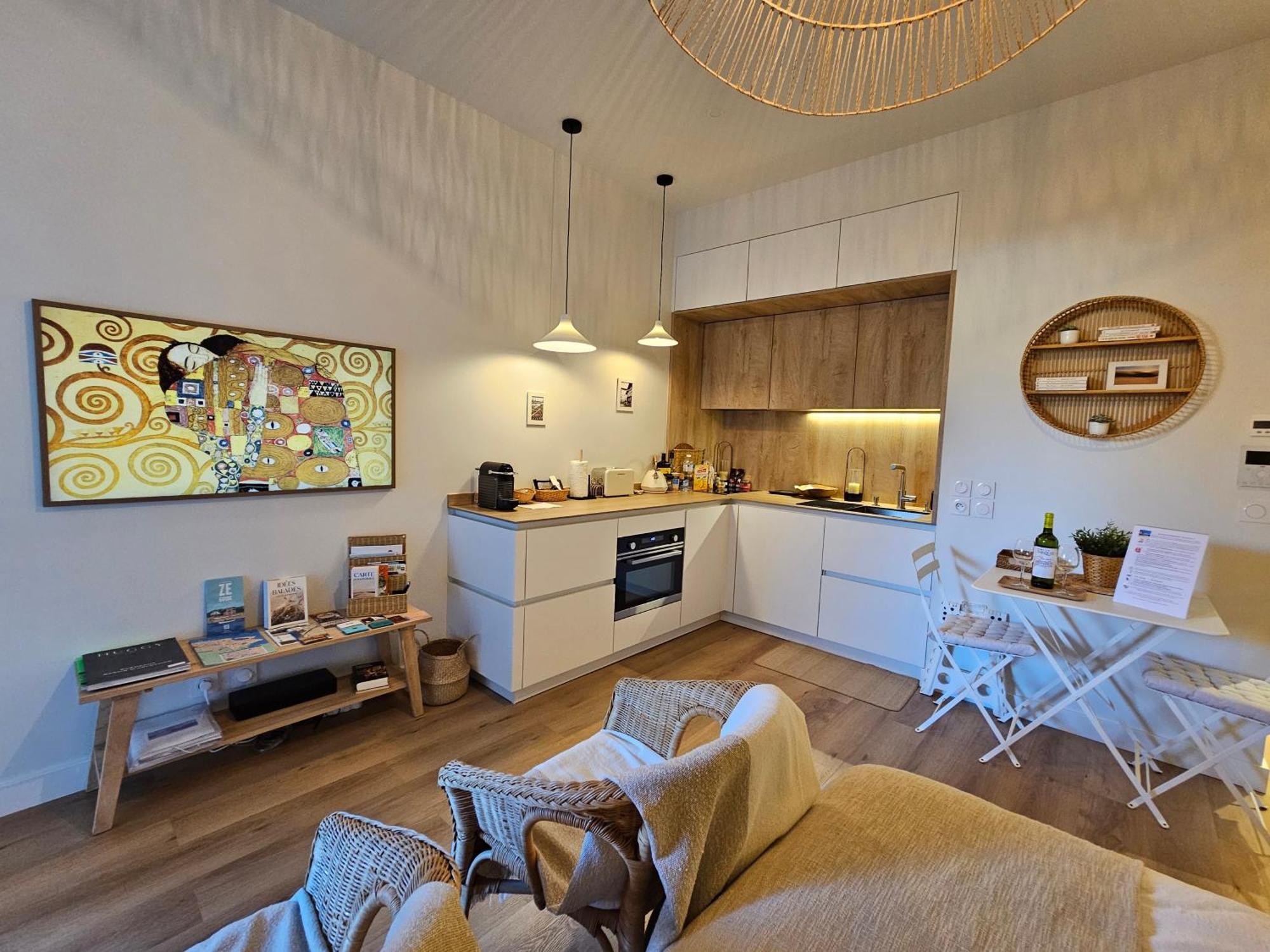 Arcareve - Grand Studio De Standing Avec Terrasse, Jardin Et Acces Direct A La Plage Аркашон Екстериор снимка